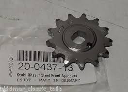 Wenn die kettenspannung ganz gelöst wird verschwindet das knacken. Kettenritzel Kreidler Rs 50 Gt Florett 80 Super 5 4 Kkr 437 12 Esjot Kaufen Bei Hood De