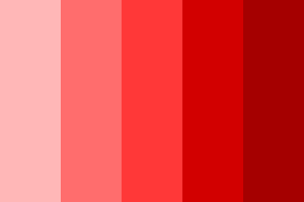 Red Tints With Shades Color Palette
