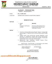 Contoh surat tugas perjalanan dinas. Contoh Format Surat Perintah Tugas Di Instansi Pemerintahan Secercah Ilmu