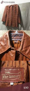 Vintage Leather Jacket The Tannery Montgomery Ward Vintage Leather Jacket Vintage Leather Clothes Design