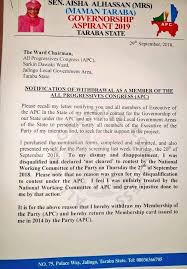 Women are more honourable in this government. Sen Jummai Alhassan Senaishaalhassn Twitter