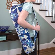 This pattern is for the standard size yoga mat which measures approximately 68″ by 24″ at 1/4″ thickness. How To Make A Yoga Mat Bag Ofs Maker S Mill
