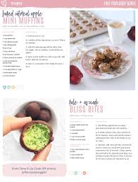 Apple Muffins And Kale Avocado Bliss Bites Tiu Recipes Toneitup Recipes Recipes