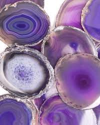 Agate Thin Slice, Purple – SoulMakes ...