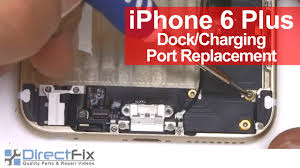 Once the charging port is cleared out, try charging it again. Iphone 6 Plus Charging Port Replacement In 5 Minutes Youtube