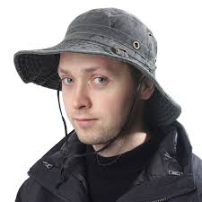 Bob pêche 100% coton à bords clipsables