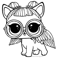 Dolls are so cute and make great coloring pages. Lol Unicorn Coloring Pages Unipony Pet Xcolorings Com