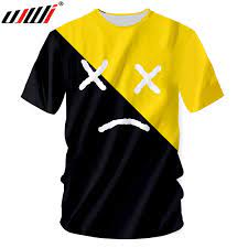 Find black and yellow t shirt here Ujwi Man Large Size Leisure O Neck Tshirt 3d Printed Black Yellow Expression Creative Men S Tee Shirt Assorted Color Theme T Shirts Aliexpress