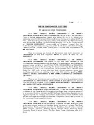 Key Handover Letter Format Value Added Tax Payments Taking possession of the site and. key handover letter format value