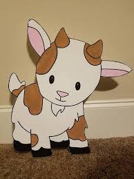 One 2ft Farm Barnyard Animal Cutouts Birthday Party Etsy Animal Cutouts Farm Animal Crafts Barnyard Animals
