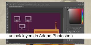 The specified color will also be shown by the parent layer folder. How To Unlock Layers In Adobe Photoshop