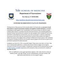 Maybe you would like to learn more about one of these? Steve W C Chang On Twitter Department Of Neuroscience At Yale University Is Looking Forward To Hiring A New Faculty In The Field Of Systems Neuroscience Https T Co Ik5aph7gik