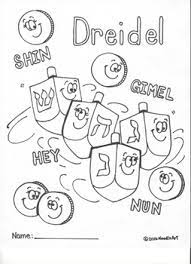 1 page of dreidels coloring worksheet. Happy Hanukkah And Dreidel Coloring Pages By Noodlzart Tpt