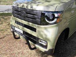 ホンダ n van オシャレ格好良い軽バンのカスタムにもline x塗装 line x auto japan ホンダ n 軽バン 軽バン カスタム