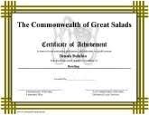 Became a fan of the winner. Quiz Winner Award Printable Certificate