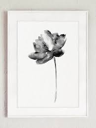 Abstract Black And White Flower Art Pin On Crafty