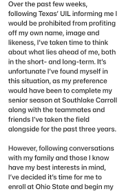 Quinn ewers officially announces he will enroll at ohio state this fall. Blq40nvtokjqom