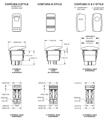 Also relays can be used to switch higher draw accessories to reduce switch load and voltage drop. Carling Rocker Switches