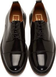 Ami Alexandre Mattiussi Black Leather Layered Sole Derbys Comfortable Mens Shoes Dress Shoes Men Shoes Mens