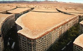 Town That Looks Like A Desert From Above Photo Cityscape Towns