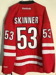 Details About Reebok Premier Nhl Jersey Carolina Hurricanes Jeff Skinner Red Sz Xl