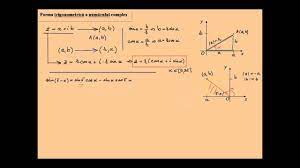 Se numeşte numãr complex orice element z=(a,b) al mulţimii. Forma Trigonometrica A Unui Numar Complex Nrcomplexe3 Youtube