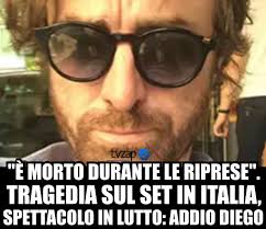 È morto durante le riprese”. Tragedia sul set in Italia, spettacolo in lutto: addio Diego ⤵️⤵️