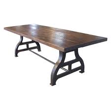 Every piece of furniture we manufacture begins with raw with fully customizable industrial furniture, every room can adopt its own truly unique style! Cast Iron And Rectangular Unique Industrial Dining Table Industrial Furniture Id 19208612662