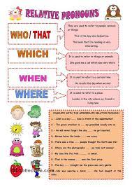 Plakat' > ja plačem, hotet' > ja hočem; 25 Relative Clauses Ideas Relative Clauses Relative Pronouns English Lessons