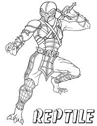 Scorpion's kunai from mortal kombat 11: Mortal Kombat Coloring Pages 110 Printable Coloring Pages