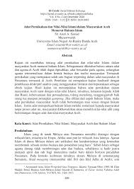 Bolehkah kita menolak sebuah lamaran seseorang ? Pdf Adat Pernikahan Dan Nilai Nilai Islami Dalam Masyarakat Aceh Menurut Hukum Islam