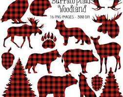 Black And White Buffalo Plaid Christmas Tree Clipart Buffalo Plaid Christmas Tree Clip Art Set Red Black Tartan Holiday Printable Digital Clipart Instant Download Buffalo Plaid Christmas Tree Buffalo Plaid Christmas Plaid Christmas Tree