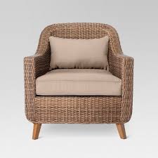 Bring Stylish Comfort To Your Patio With The Mayhew All Weather Wicker Patio Club Chair From Threshold 153 Wit Patio Chairs Wicker Dining Chairs Club Chairs