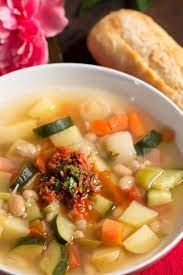 Monaco Vegetable Soup Soupe Au Pistou Recipe Sunday Dinner Recipes Mediterranean Diet Recipes Recipes