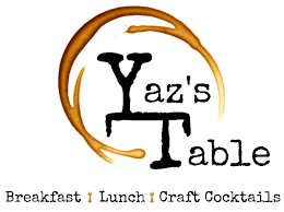 Yaz S Table Logo Best Mediterranean Food Craft Cocktails Brunch Menu