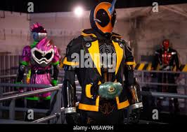 Models featuring the shape of Kamen Riders of Japanese tokusatsu drama  Kamen Rider Ex-Aid are