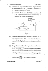 Vlsi Design Question Paper Uptu 2019 2020 Eduvark