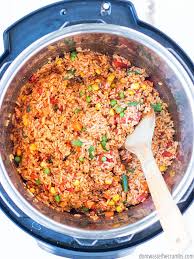 Instant Pot Spanish Rice Don T Waste The Crumbs Recipe In 2020 Spanish Rice Spanish Rice Recipe With Bacon Mexican Rice Recipes