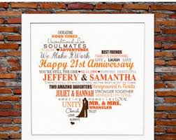 Personalized 21st Anniversary Gift 21 Years Anniversary 21 Year Weddin 30th Wedding Anniversary Gift 40th Wedding Anniversary Gifts 30th Wedding Anniversary