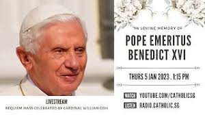 Cardinal William Goh's tribute to the late Pope Emeritus Benedict XVI