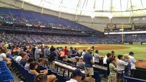 tropicana field section 128 row j home of tampa bay rays