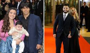 Adorable moment between son and father Sergio Aguero Wife The String Of Women Aguero Dated Since Split From Maradona S Daughter Celebrity News Showbiz Tv Express Co Uk