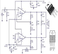 30 Watts Audio Amplifier Circuit Audio Amplifier Circuit Diagram Amplifier
