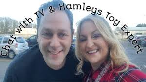 Chatting to a TV/Hamleys toy expert.