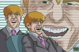Arataka Reigen Laughing Laughing Tom Cruise Mob Psycho 100 Anime Mob Psycho 100 Mob Psycho