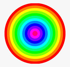 According to the typical color wheel, no two colors can be blended together to create red, as red is a primary color and is one of the sources, or backbones, of other colors. Transparent Rainbow Colors Png Rainbow Circles Png Download Transparent Png Image Pngitem