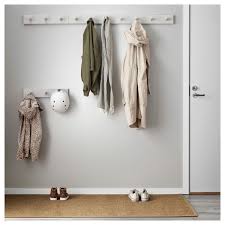 Kubbis Rack With 7 Hooks Gray Ikea In 2020 Ikea Hooks Entryway Coat Hooks Ikea