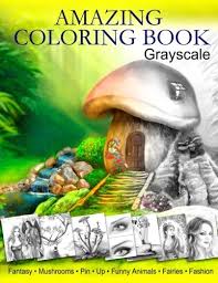 Congratulations if you've already downloaded this material. Amazing Coloring Book Grayscale For Grown Ups Adult Relaxation Buy Online In Grenada Missing Category Value Products In Grenada See Prices Reviews And Free Delivery Over Ex 200 Desertcart