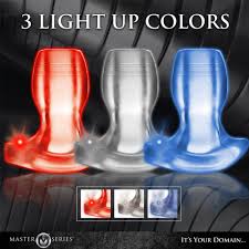 Light Tunnel Light Up Anal Dilator Plug Medium & Large