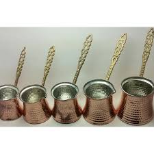 The body and handle is traditionally made of brass or copper (occasionally silver or gold), however in more recent times stainless steel. Traditional Barista Turkish Coffee Pot Drip Coffee Cezve Ibrik Hand Hammered Copper Maker Jezve Tracking Red Handmade Coffee Scoops Aliexpress
